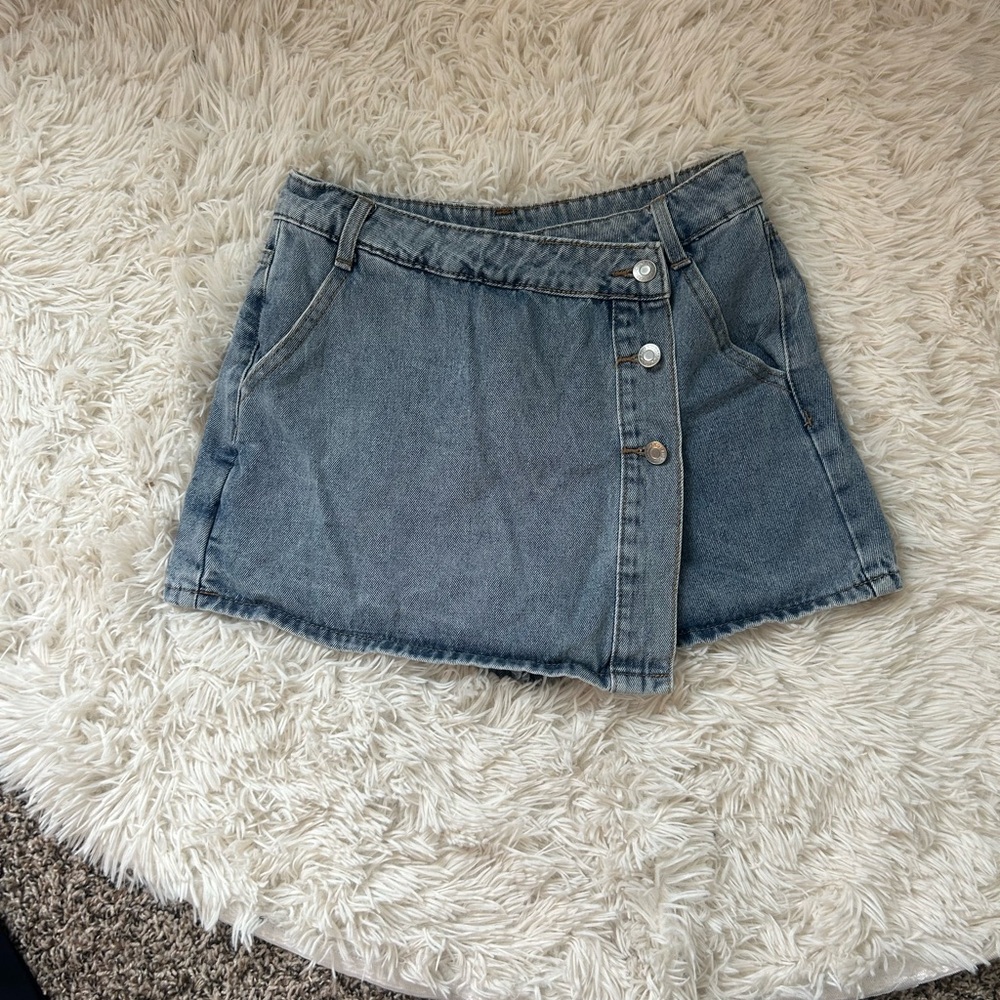 Denim Skort in Blue